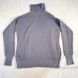 Lululemon Womens Turtleneck Sweater Heather Purple Size Medium Cozy Calling Fall